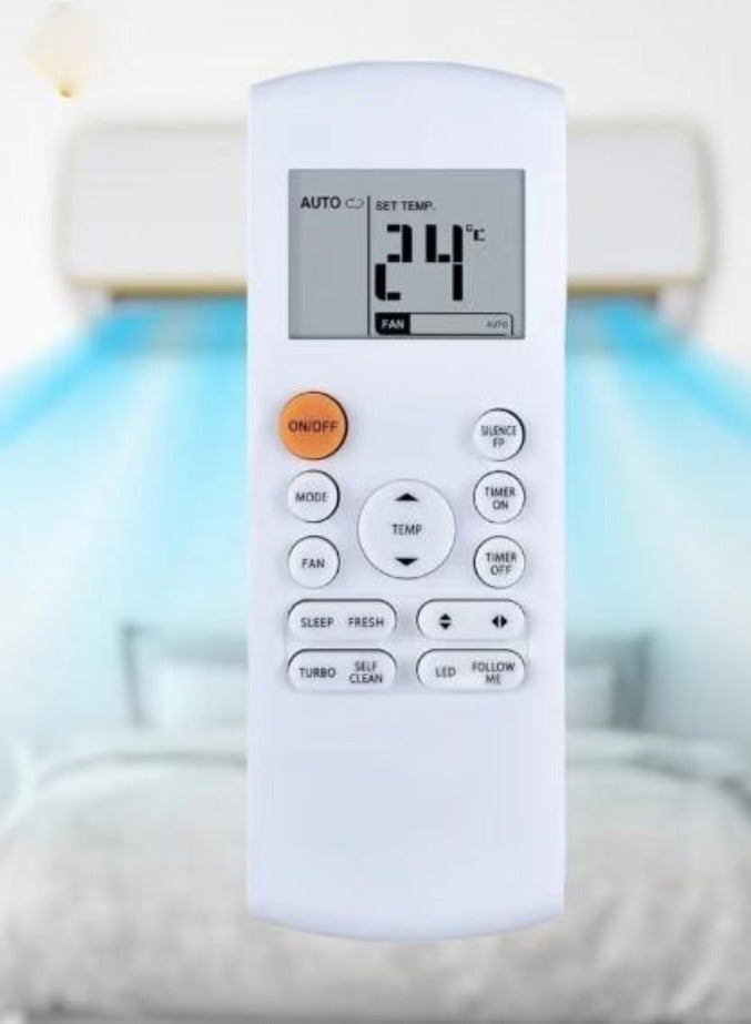 JAJEEK New Fit for Midea RG57B/BGE, RG57A4/BGEF, RG57A7/BGEF Wearproof Air Conditioner Remote Control – Replacement A/C Remote for Midea Units  - Image 2