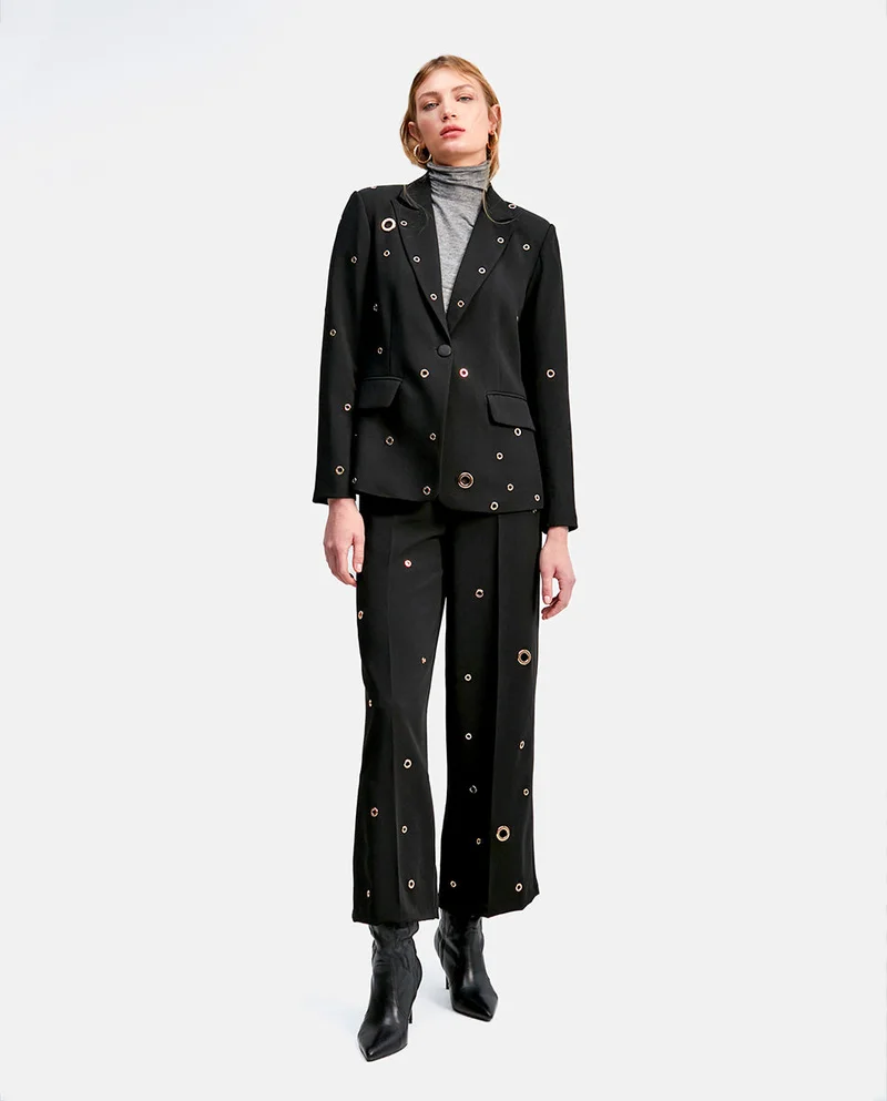 Lola Casademunt Blazer with eyelet details