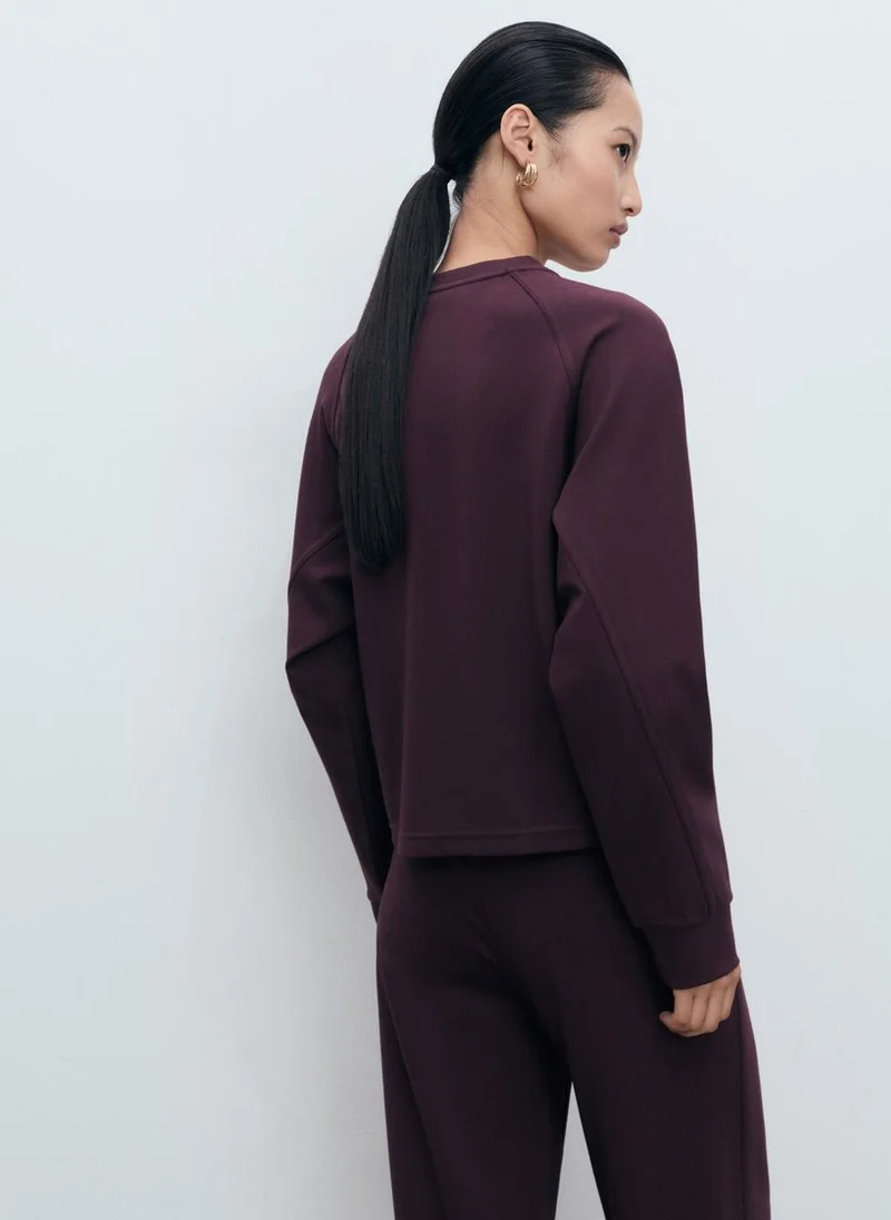 MANGO Crewneck sweatshirt