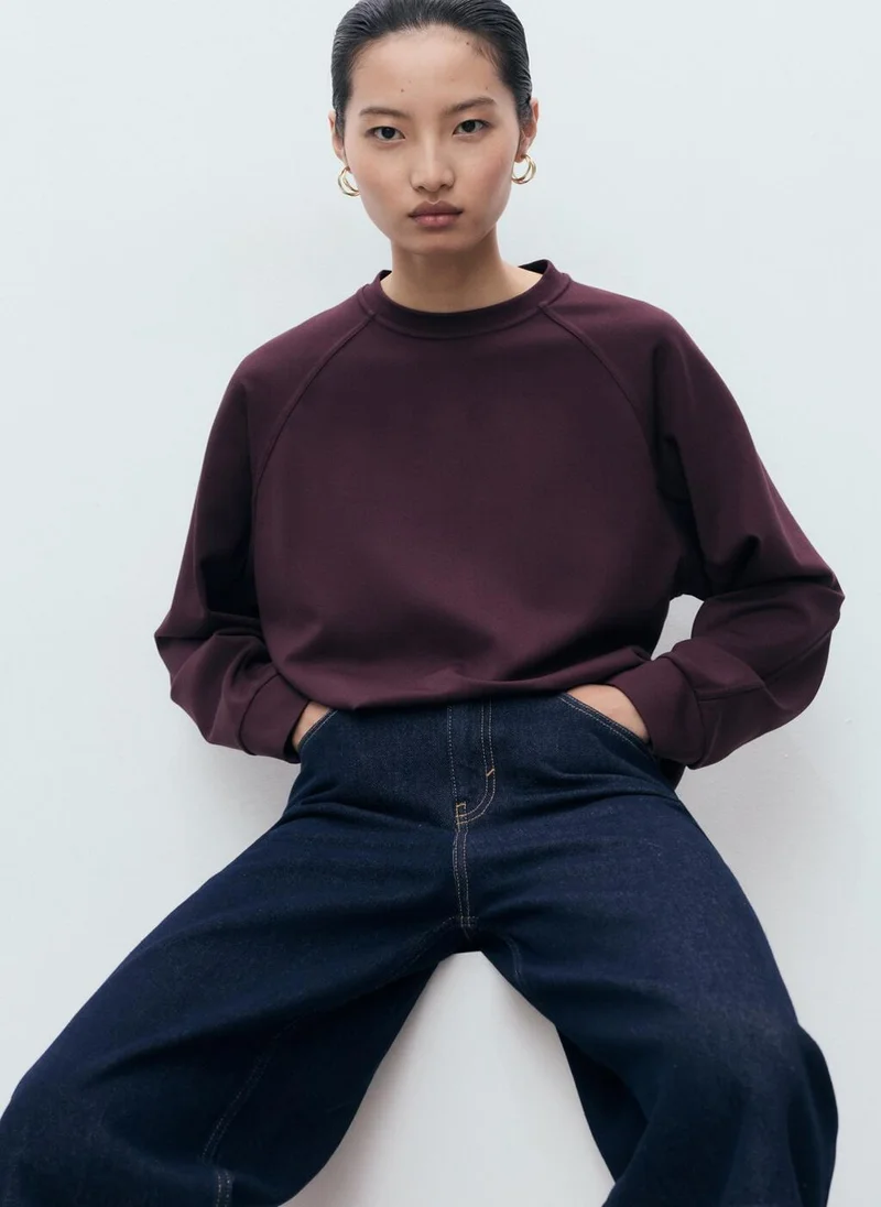 MANGO Crewneck sweatshirt