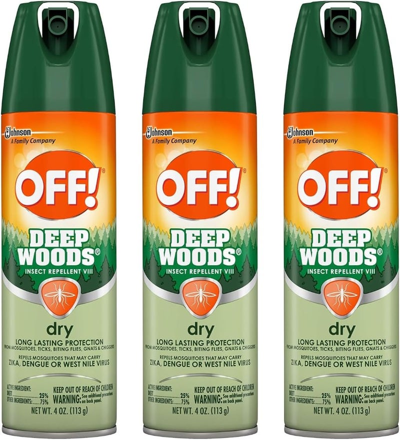 OFF! ! Deep Woods Sportsman Insect Repellent 4 oz. (Pack of 3) - Image 1