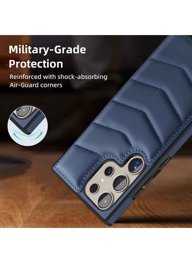 S-TOP Case For Samsung Galaxy S24 Ultra 5G Down Jacket Card Bag Holder MagSafe Phone Case - Image 5