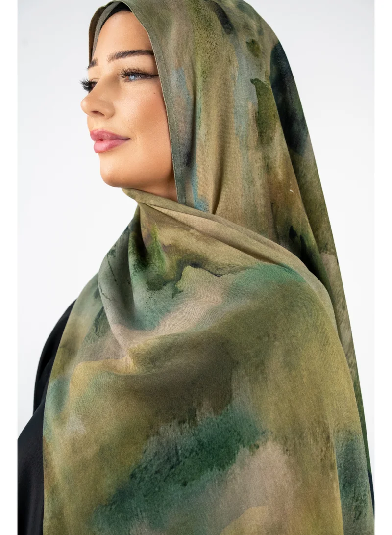Ophelia Modal Print Shawl – Soft & Stylish Hijab for Women