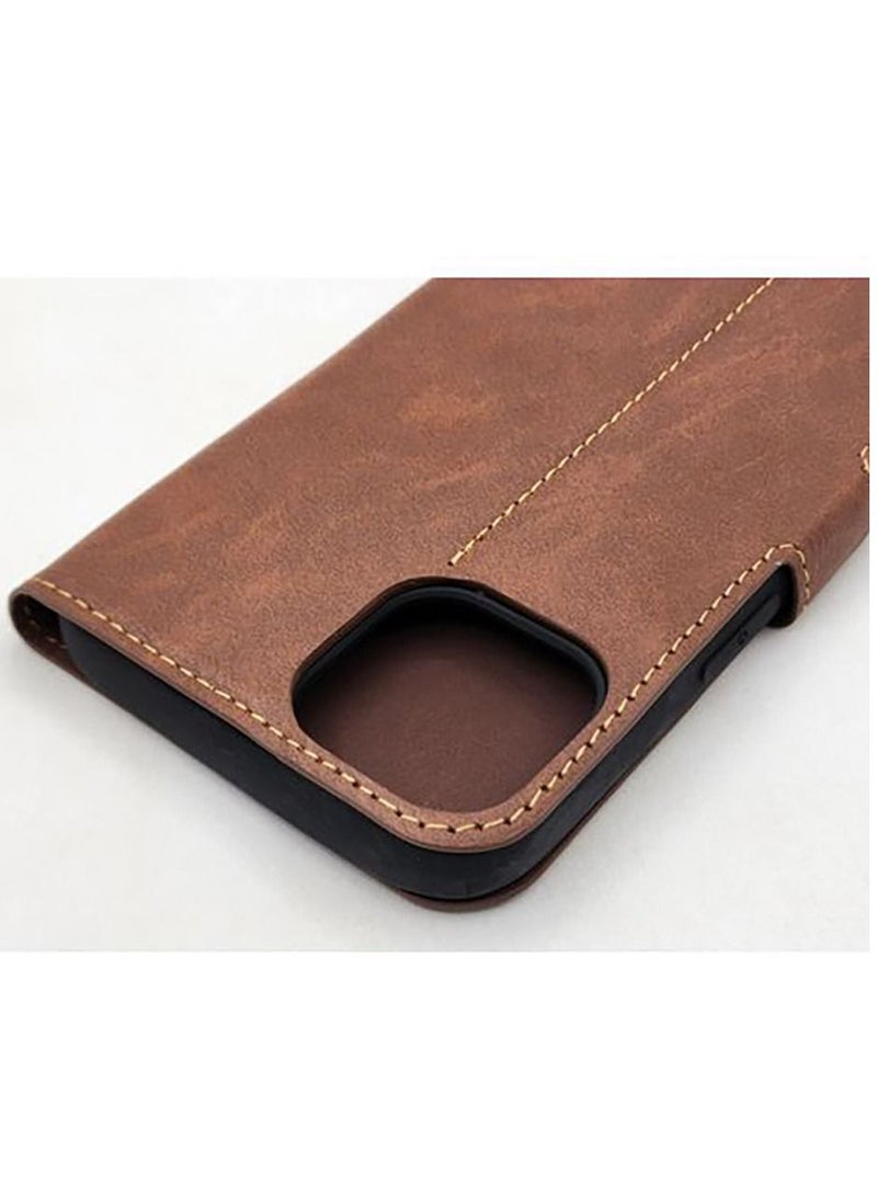 Iphone 13 (6.1 Inch) Kaiyue Flip Leather 360 Full Cover - Brown