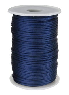 Generic 2mm Nylon Thread 100yards/pc 25 Mixed Colors Nylon for Jewelry Making Nylon Leather Thread (Navy Blue)  - Image 1