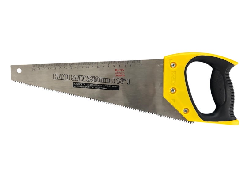 Jon Bhandari Tools 14 inch (350mm) Hand Saw – Hardened Steel Durable Blade with Ergonomic Handle, Precision Cutting | Fine Tooth Manual Saw for Wood, PVC, Plastic | Professional Carpentry & DIY Use - Image 5
