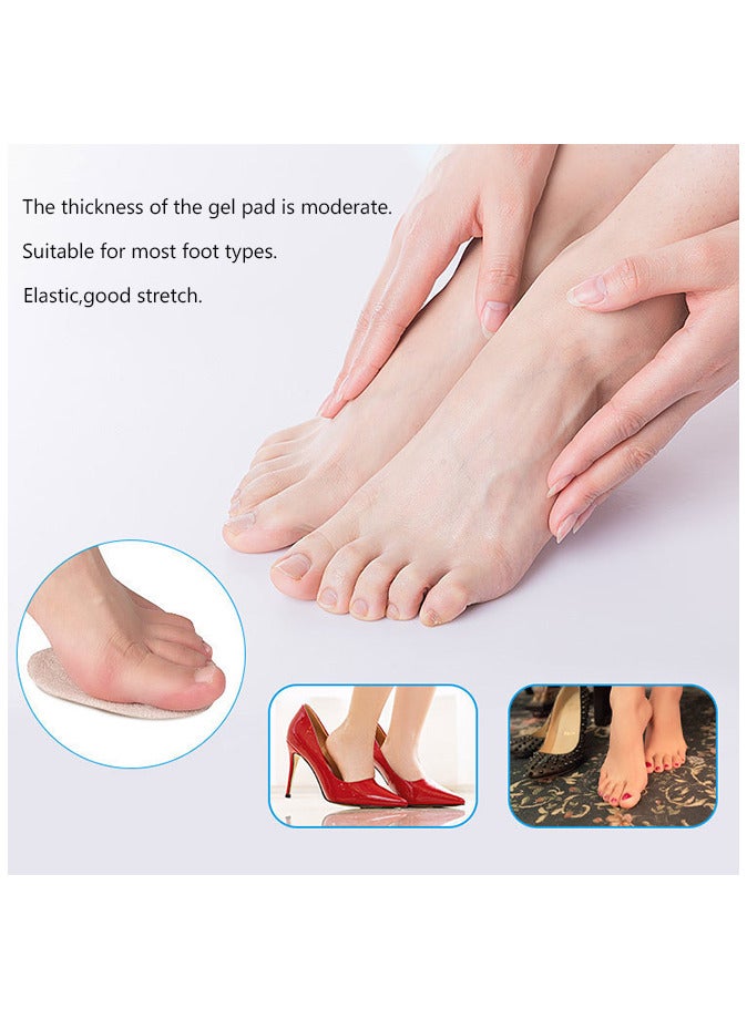 6 Pair Heel Grip Insert and Metatarsal Pads Soft Silicone Heel Foot Pad Shoes Too Big Inserts Women Men Comfortable Inserts for High Heels - Image 3