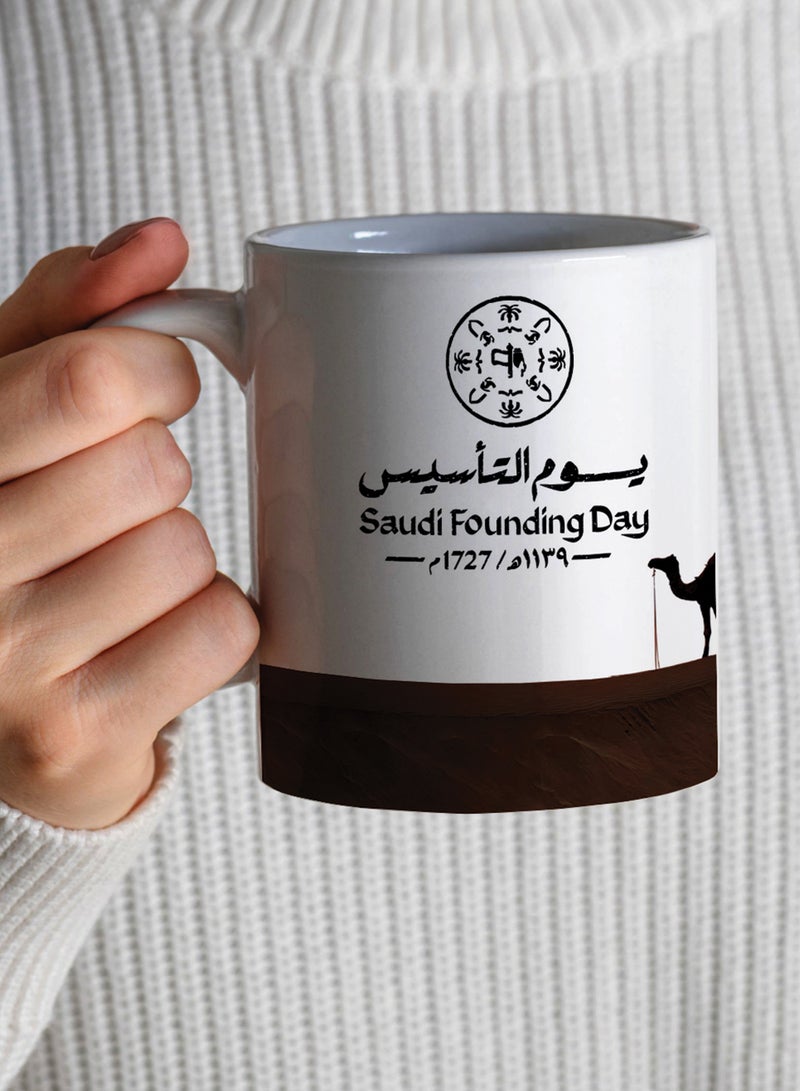LOWHA Ceramic 11 oz Mug for Saudi Founding Day - Image 2