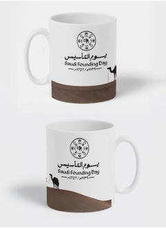 LOWHA Ceramic 11 oz Mug for Saudi Founding Day  - Image 3