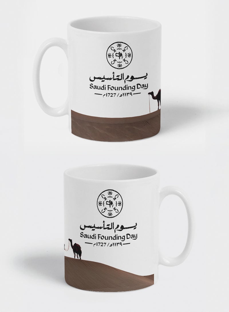 LOWHA Ceramic 11 oz Mug for Saudi Founding Day - Image 3