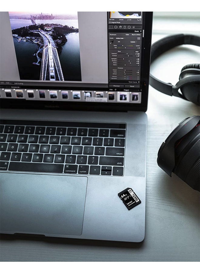 Lexar Professional 1667x SD Card 64GB, SDXC UHS-II Memory Card, Up to 250MB/s Read, 120MB/s Write, Class 10, U3, V60 SD for Professional Photographer, Videographer, Enthusiast - Image 4