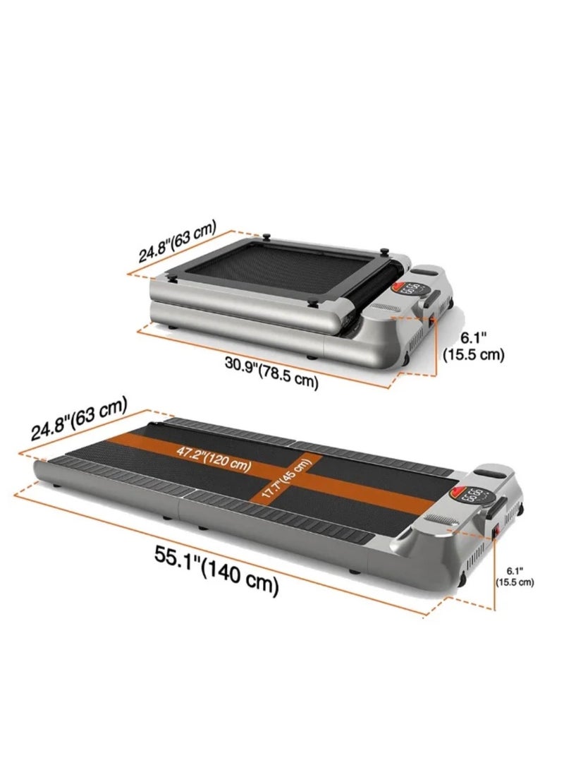 ProflexFitness Foldable treadmill strong body 2HP up to 180kg with wide belt 45cm - Image 5