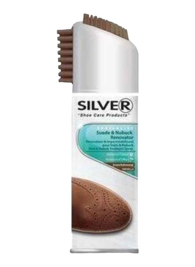 Silver Care منظف احذية تركي بخاخ ملمع - بني  - Image 1