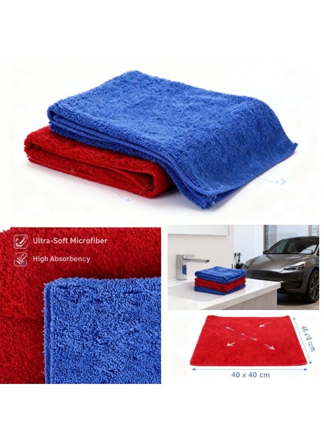 Gator Microfiber Towel | Soft Cleaning Cloth for Dusting, Wiping and Polishing Surfaces | 40 x 40 cm | Pack of 2 - Image 5