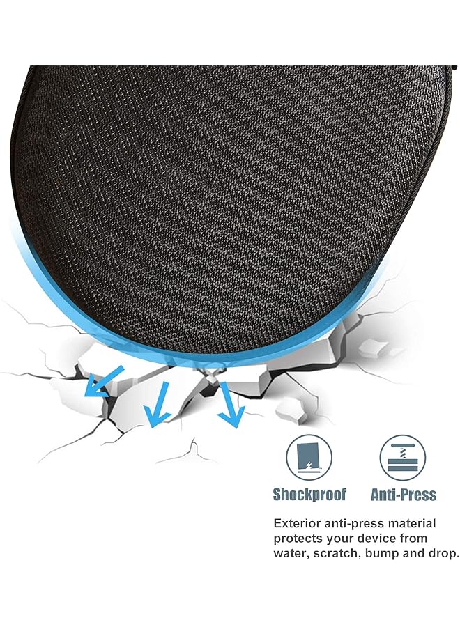 Procases Hard Case For Sony Whch520 Wh1000Xm4 Wh1000Xm5 Whch720N Whxb910N Whch710N Whxb900N Bose 700 Qc35 Ii Wireless Noise Canceling Headphones Travel Carrying Bag With 2 Dust Covers Black - Image 5