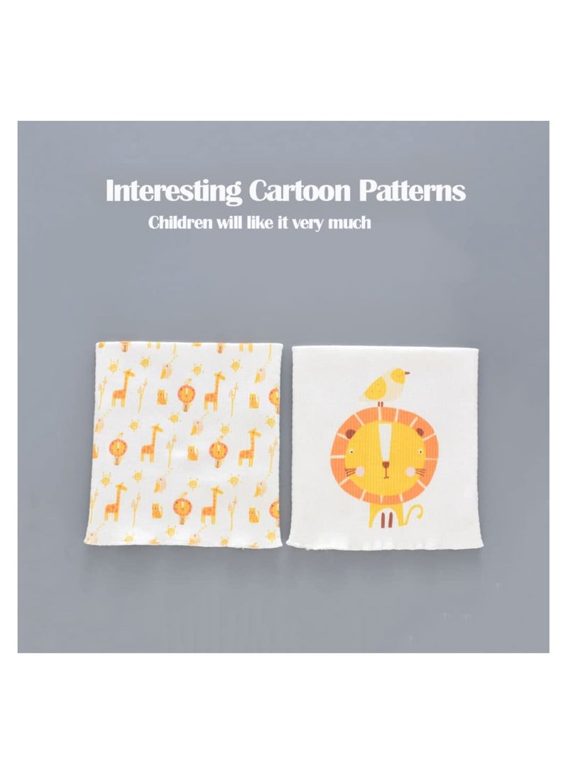 SYOSI Baby Belly Button Band, 2 Pcs Infant Belly Wrap, Double-layer Elastic Navel Protection for Help Keep Baby Warm, Newborn Belly Protector, Cute Cartoon Belly Button Band, Cotton Infant Belly Bands - Image 5