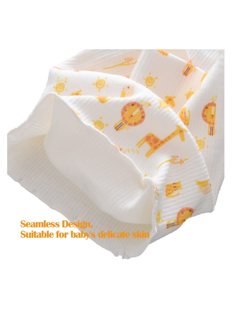 SYOSI Baby Belly Button Band, 2 Pcs Infant Belly Wrap, Double-layer Elastic Navel Protection for Help Keep Baby Warm, Newborn Belly Protector, Cute Cartoon Belly Button Band, Cotton Infant Belly Bands - Image 4