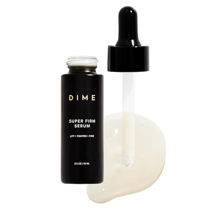 DIME Beauty Super Firm Facial Serum, Anti-Aging Firming Face Serum with Niacinamide for Fine Lines and Wrinkles, .50 oz / 15 mL - Image 1