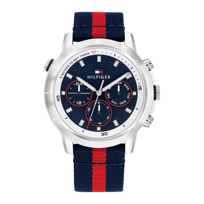 Tommy Hilfiger Troy Blue Dial Men's Watch – 1792124