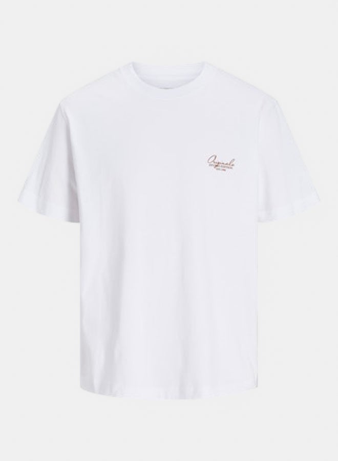 JACK & JONES JACK & JONES Mens Islington Type Graphic Back Tee  - Image 1