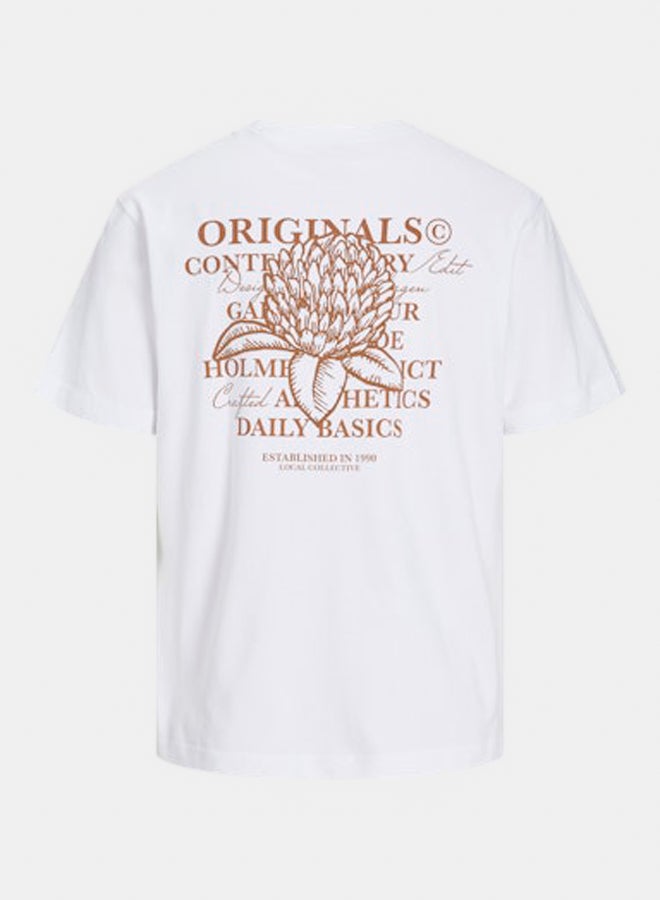 JACK & JONES JACK & JONES Mens Islington Type Graphic Back Tee  - Image 2