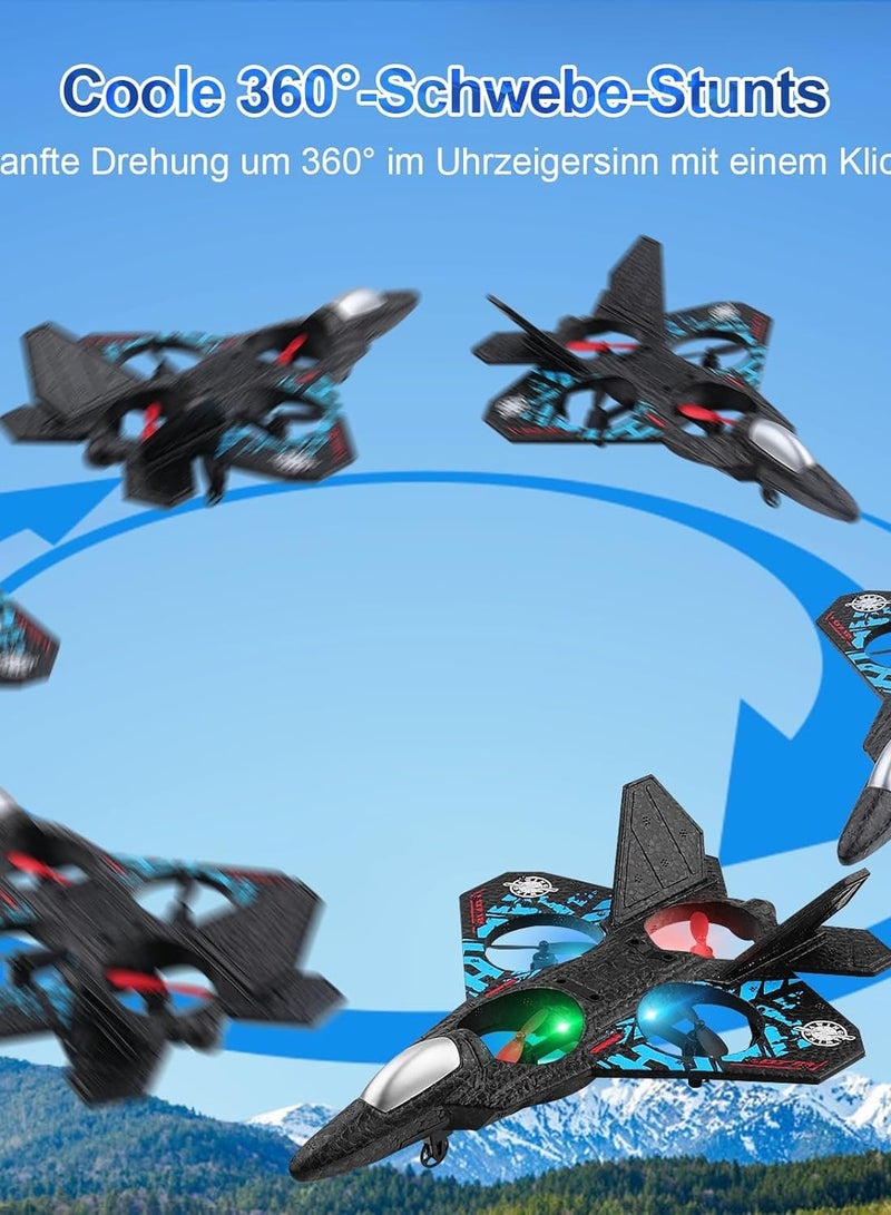 Remote Control Airplane L0712 Quadcopter Floating Fighter RC Aeroplane RTF for Beginners, Children and Adults, APlane Toy with Coloured Lights USB Charging  - Image 3