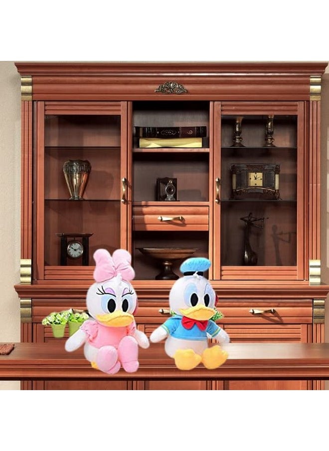 AVSHUB Soft Toy Donald Duck Beutiful Toy For New Born Baby Toy For Combo Mr. And Mrs. Donald Duck Couple Toy For Gift Girlfriend Kids Girl'S Birthday (25 Cm)  - Image 1
