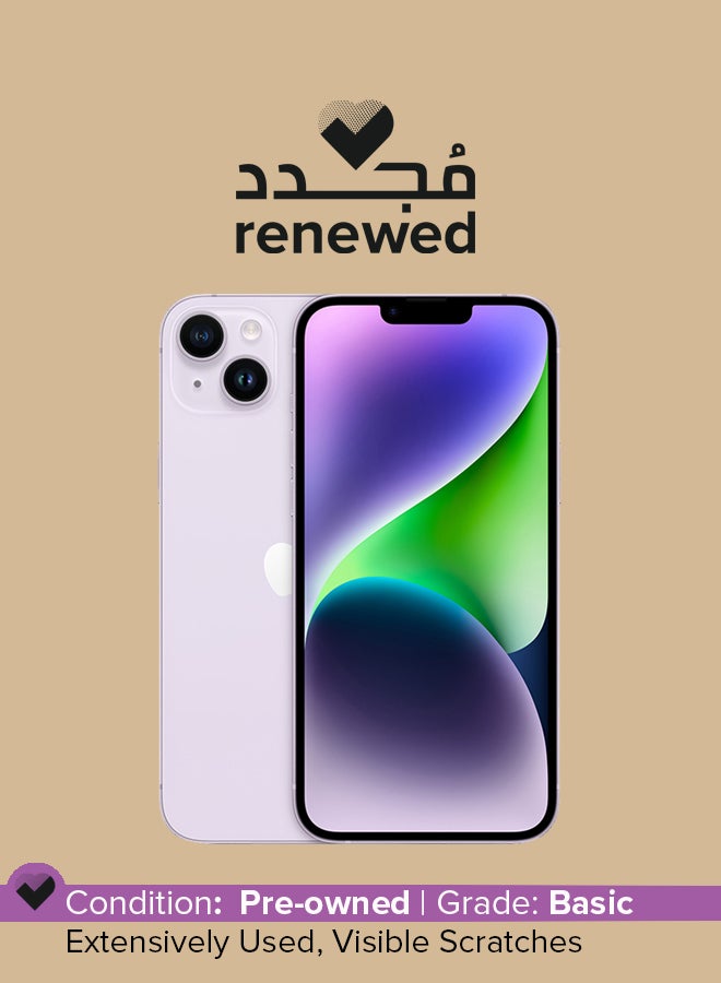 Apple Renewed - iPhone 14 128GB Purple 5G With Facetime - International Version - Image 1