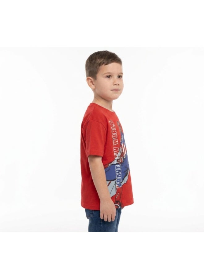 MARVEL Captain America Boys T-Shirt - Image 2