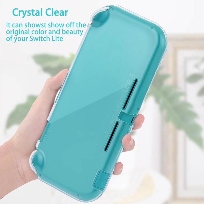 TIKOdirect Clear Case for Switch Lite, Durable Clear Cover with Shock-Absorbent & Anti-Scratch Switch Lite Accessories Slim Skin Shell, Transparent - Image 4