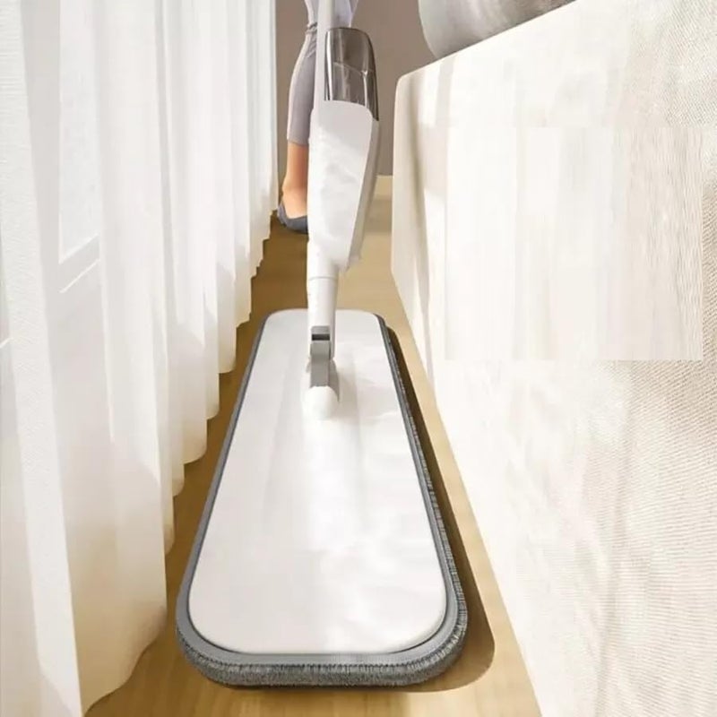 Mn Microfiber Floor Mop with Upgraded Built-in Steam | 360 Degree Microfiber Spin Kitchen Mop with Washable Pads and 360ml Water Tank Spray - Image 3