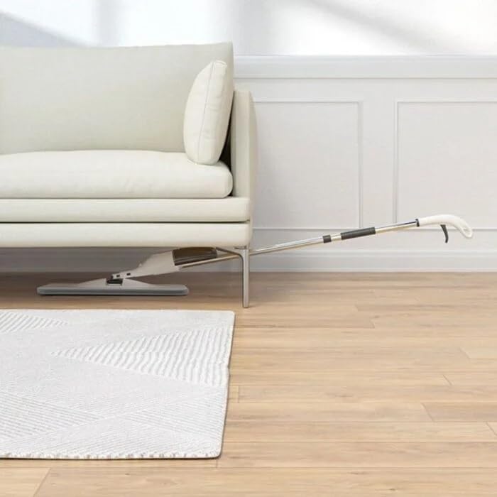 Mn Microfiber Floor Mop with Upgraded Built-in Steam | 360 Degree Microfiber Spin Kitchen Mop with Washable Pads and 360ml Water Tank Spray - Image 5