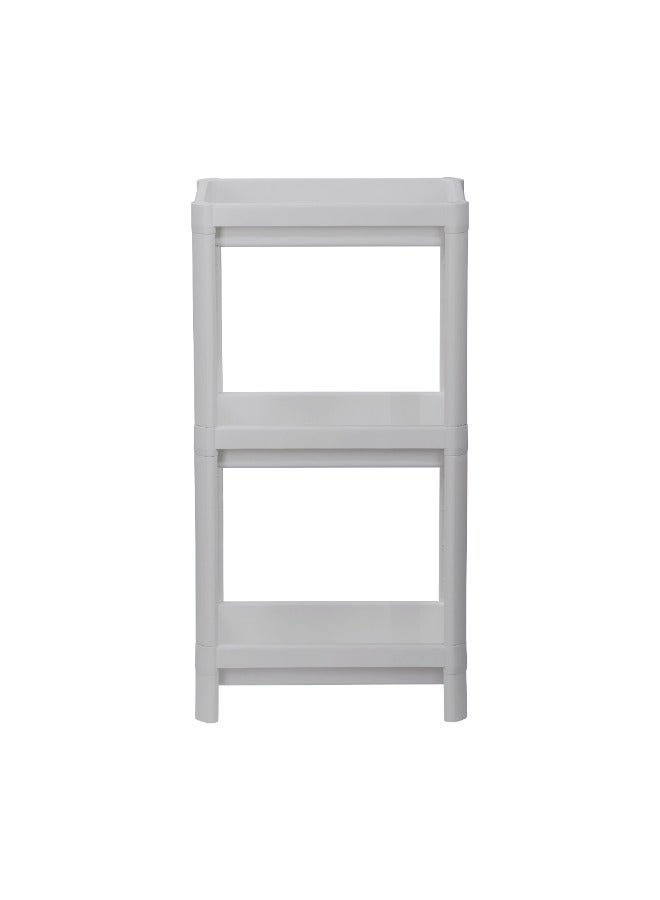 inochi Tokyo 3-Tier Multi-Purpose Storage Shelf, Size 37 X 23 X 70 CM, Grey - Image 5