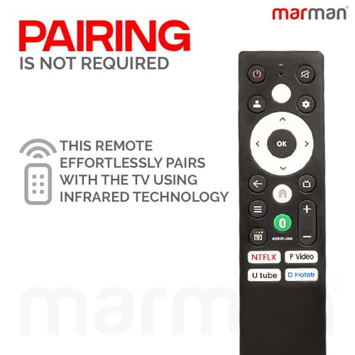 marman® Compatible with Panasonic Tv Remote Original and Suitable for TH32MS660DX TH-55MX660DX TH-43MX660DX TH-65MX660DX TH-43MS550DX Smart Android 4K LED UHD Television Non Voice Remote Control - Image 2