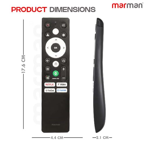 marman® Compatible with Panasonic Tv Remote Original and Suitable for TH32MS660DX TH-55MX660DX TH-43MX660DX TH-65MX660DX TH-43MS550DX Smart Android 4K LED UHD Television Non Voice Remote Control - Image 5