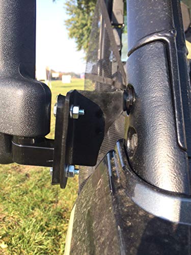 Maverick Advantage Folding Side View Mirror Set for Polaris Ranger 1000XP 2018+(Will Work With Factory Doors Installed-2018-2022 only) - Image 4
