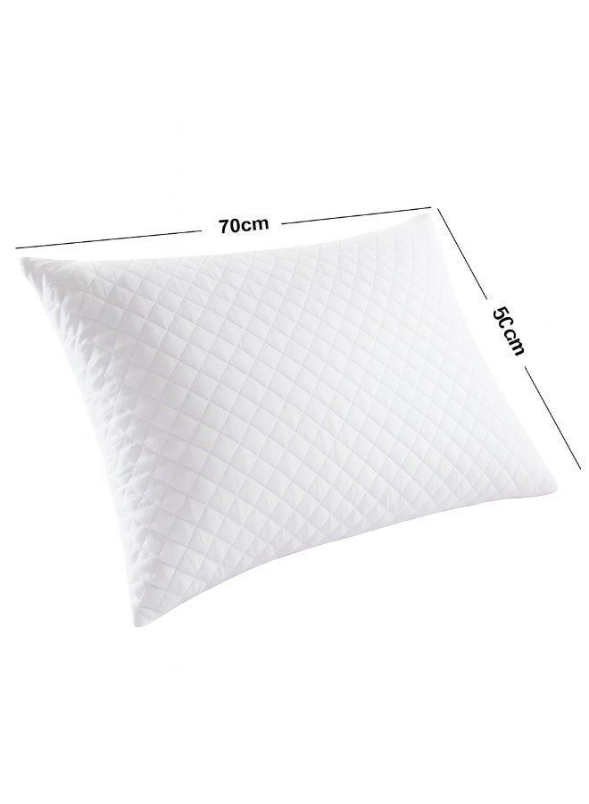 Tiba Set of 3 pcs, Captioned fiber pillow,800 GM, 50*70 cm - Image 2