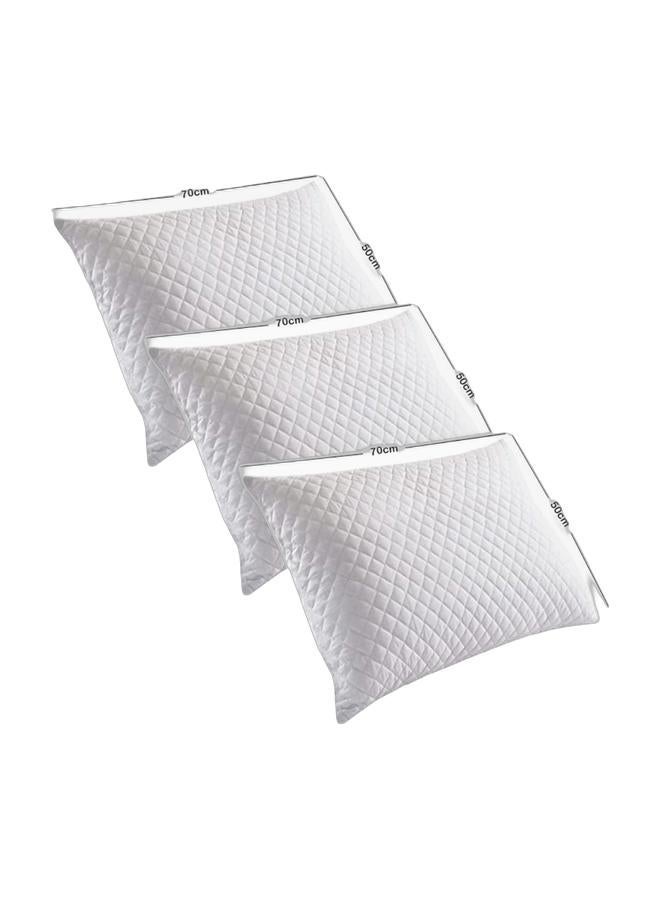 Tiba Set of 3 pcs, Captioned fiber pillow,800 GM, 50*70 cm - Image 4