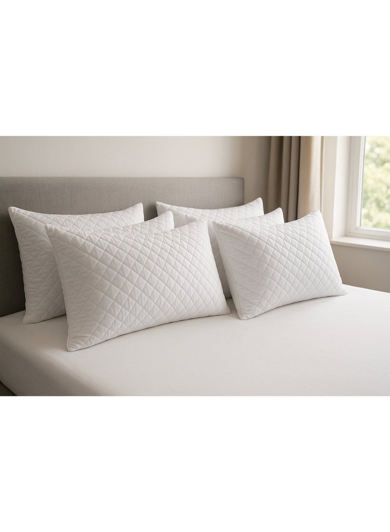 Tiba Set of 3 pcs, Captioned fiber pillow,800 GM, 50*70 cm - Image 5