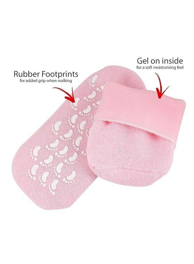 Kaqer Spa Gel Socks with Non-Slip Grip, Assorted Colours, 1 Pair - Image 5