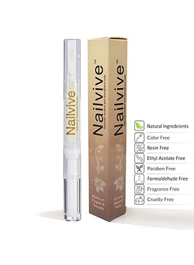 KERATIN RESEARCH Nailvive Nail Serum Powerful Magiclike Silk Proteins Proven Natural Formula Strengthening Hardening Nails Instantly Prevents Splits Chips Peels Cracks On Your Nails  - Image 5