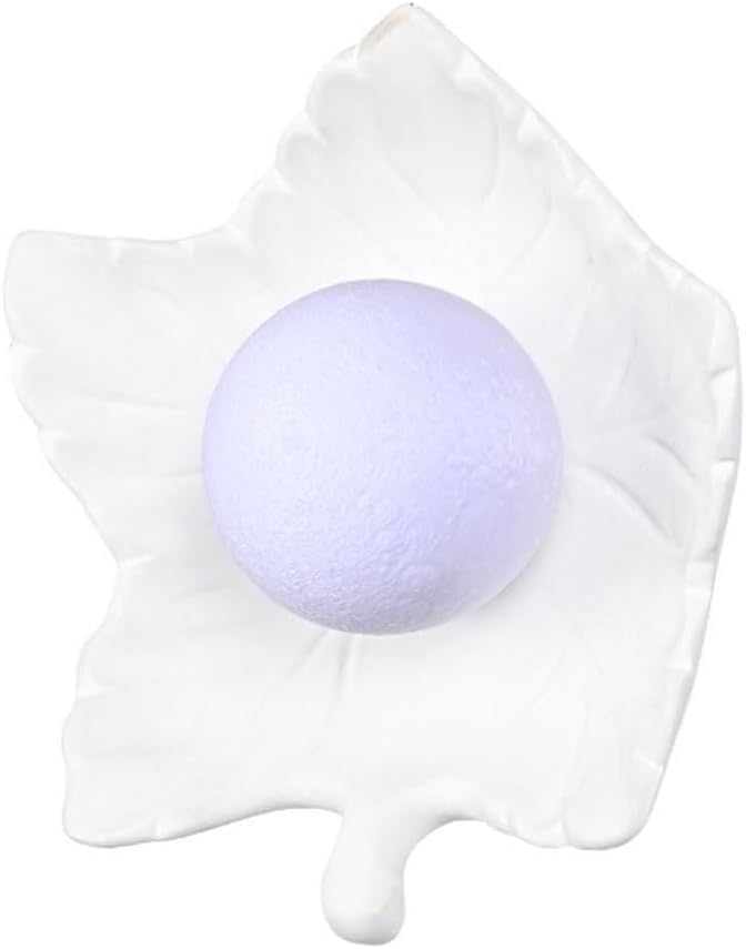 8.2 Inches Creative Maple Leaf Wall Lamp, G9 Frosted OrbTextured Resin Finish Wall Sconce, Hardwired Indoor Decorative Fixture, for Living Room, Bedroom, Hallway, Foyer(White) - Image 1