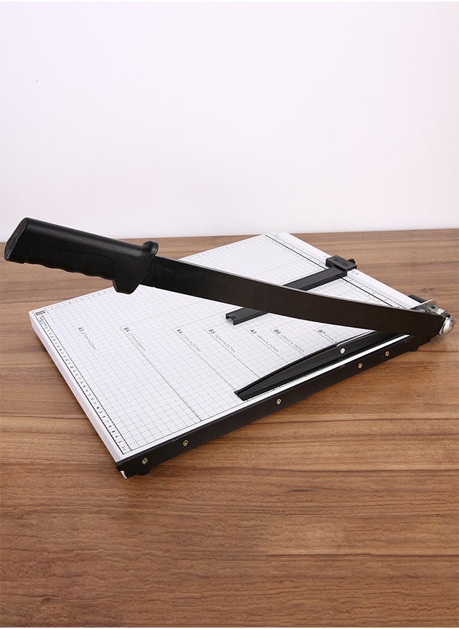 A4 paper cutter, heavy duty paper cutter, manual paper cutting tool, metal base, suitable for cutting cardboard, photos, used in homes, schools, and offices, 32 * 25 * 5cm - pzsku/Z71B9E5304C7EBB4421F4Z/45/_/1736383376/14781989-24aa-4767-8d44-f5f2cf35f72a