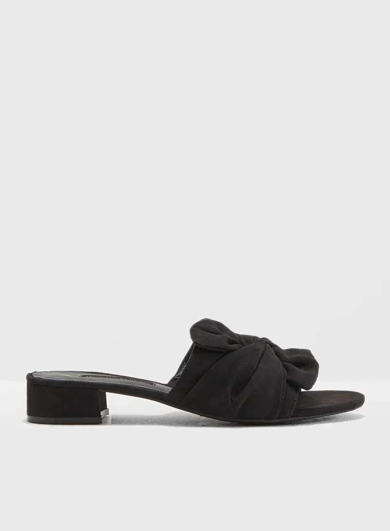 DOROTHY PERKINS Black Summer Twist Mule Sandals