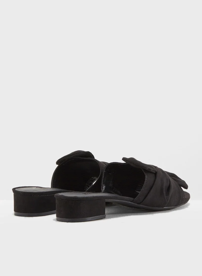 DOROTHY PERKINS Black Summer Twist Mule Sandals