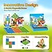 Windidi 150PCS Magnetic Building Blocks 6 Big Magnetic Base Building STEM Toys Magnet Cube Game for Kids Build Mine Castle Volcano World for Boys Girls Age 35 48 812 Sensory Outdoor Travel Toys Gifts - Image 4