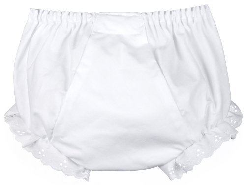 IC Collections I.C. Collections Little Girls White Double Seat Panty, Size 04 - Image 1