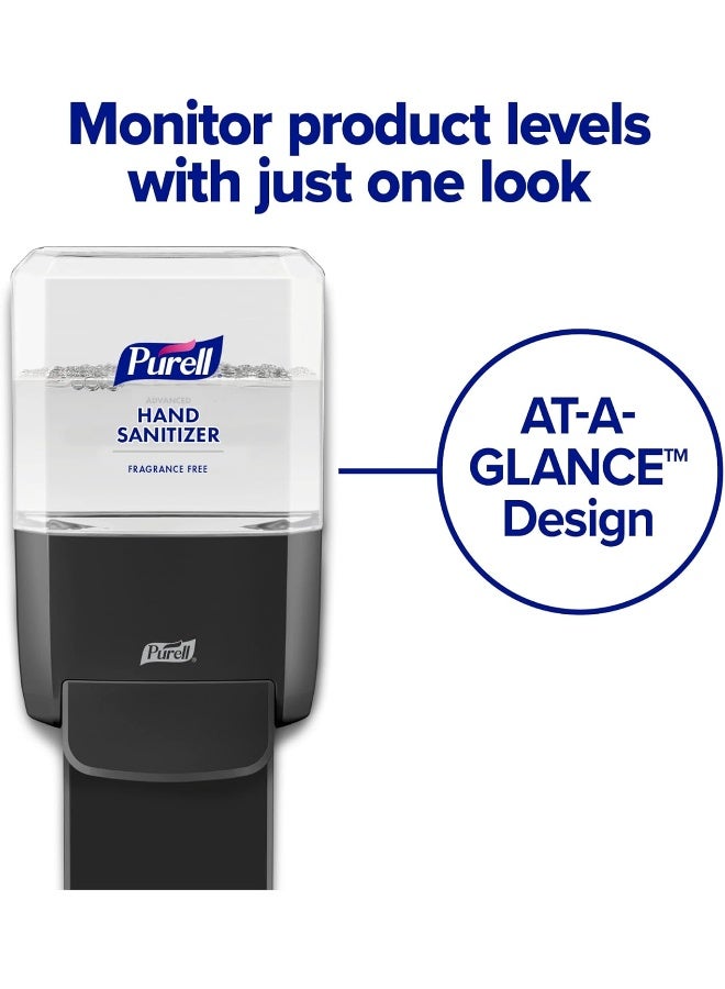 Purell Purell ES4 Push-Style Hand Sanitizer Dispenser for ES4 1200 ml Hand Sanitizer Refills, Graphite  - Image 4