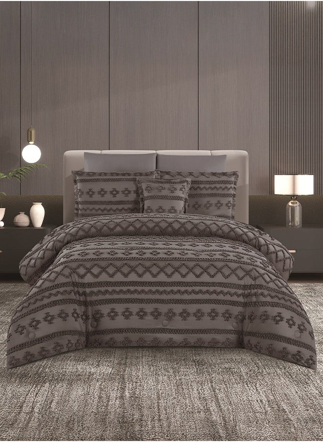 نومي مفرش بوهيمي مايكروفايبر صيفي نفر ونص 5 قطع مقاس 230X170 CM  - Image 1
