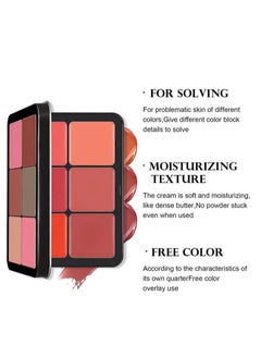 Ministar MiniStar Ultra HD Palette Blusher creamy  - 12 Colors  - Image 2